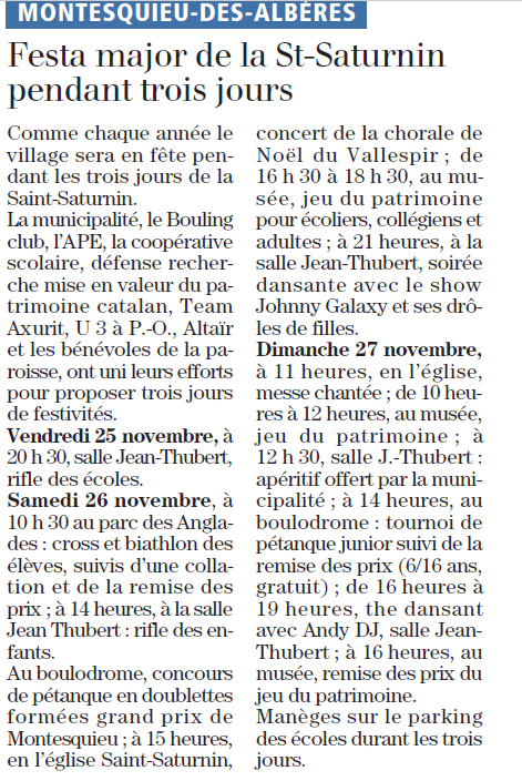 annonce st saturnin