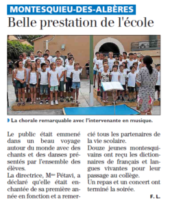 fete de l'ecole