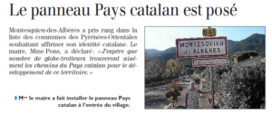 panneau pays catalan